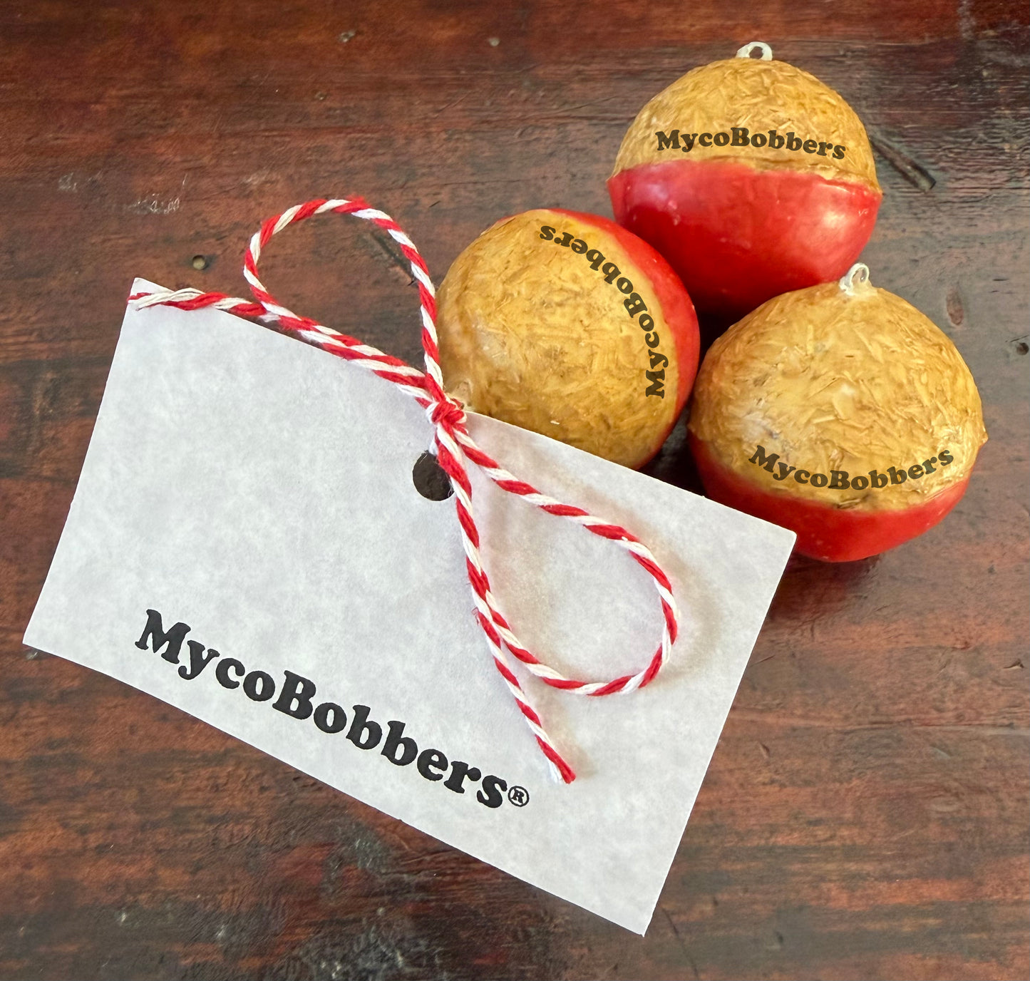 MycoBobber Starter Pack - Three 1.5 inch MycoBobbers